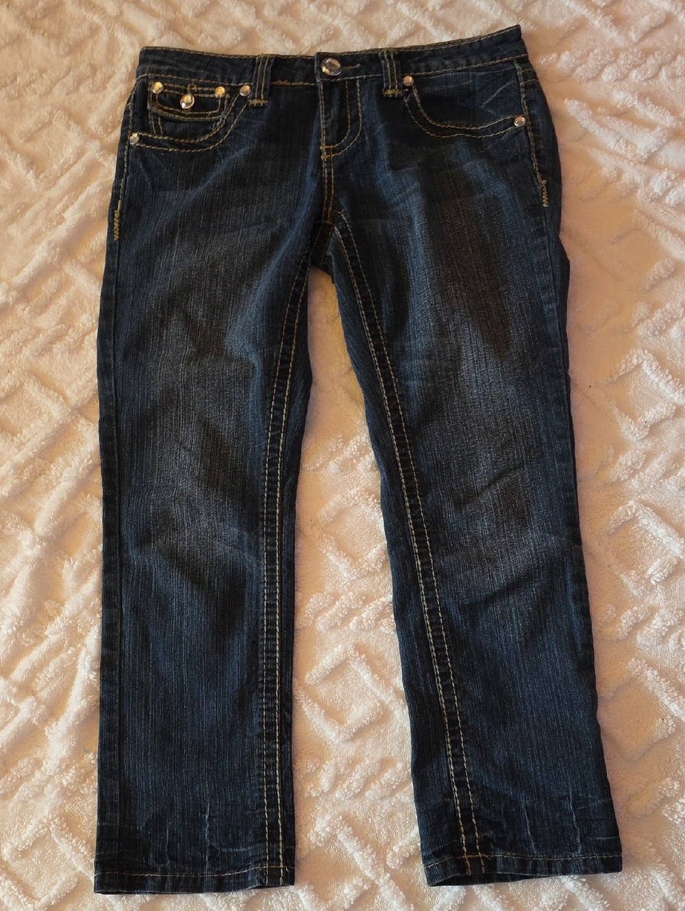 Women’s Dark Indigo Crops